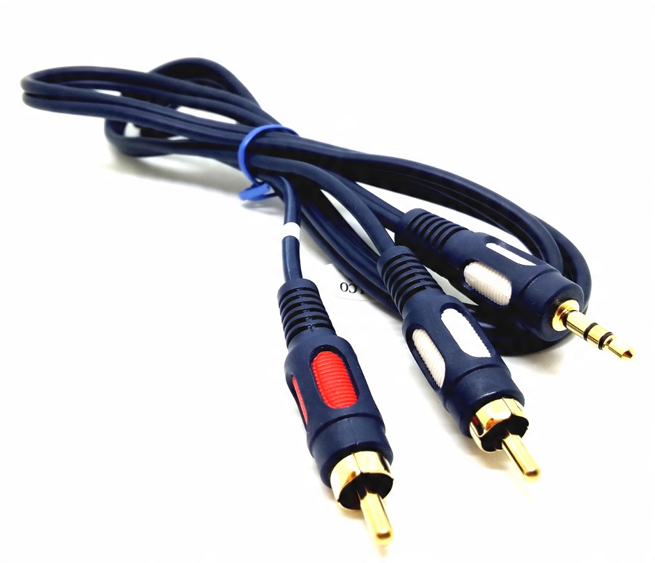 

Przyłącze kabel Chinch 2x Rca na Jack 3.5mm 1,5m