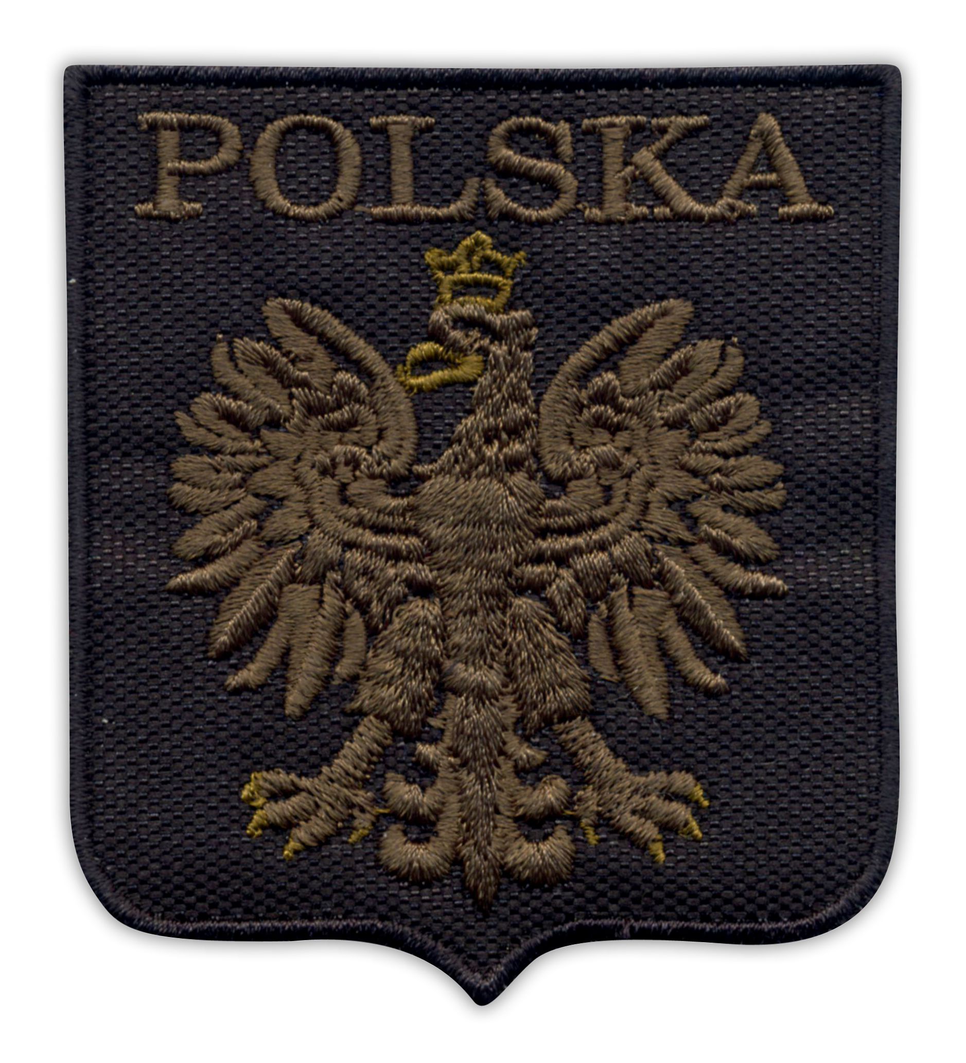 

Stylizowane Godło Polski - Polska czarny/oliwka