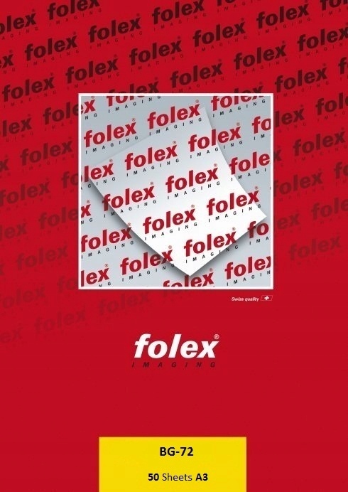 Folia przezroczysta Folex BG-72 do kolorowych drukarek laserowych 10A3