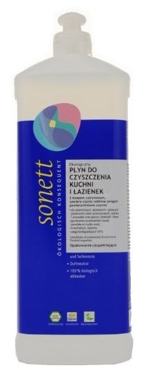 

Płyn do czyszczenia kuchni i łaz. Sonett uzup. 1 l
