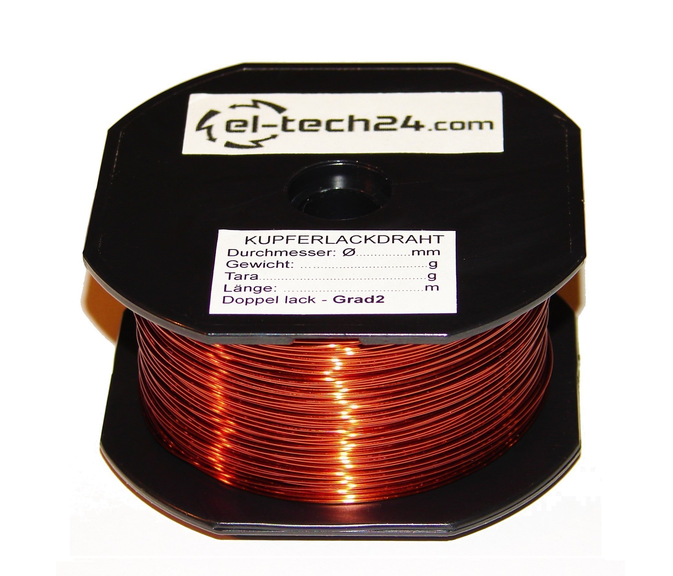 

Drut Nawojowy miedziany DN2E 1.60mm - 500g - 27m