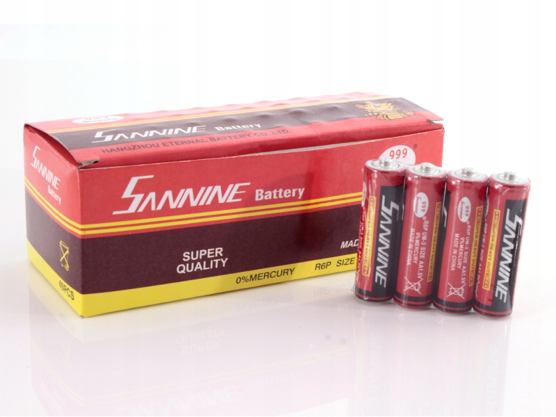 Аккумуляторная батарея MOCNE AA huatai/sunnine R6P 1,5 В 20 ШТУКА марки Huahong