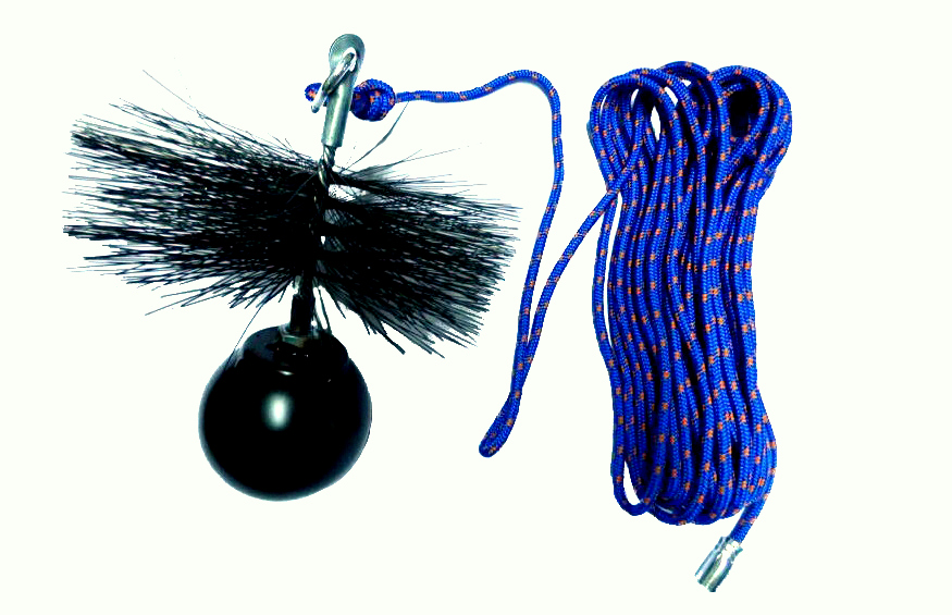 

Zestaw do czyszczenia komina, kula 1,8kg lina 10m
