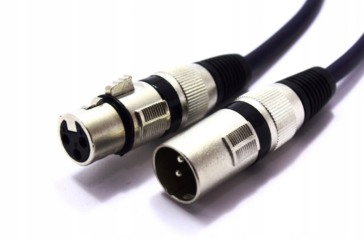 KABEL MIKROFONOWY XLR WTYK GNIAZDO 7,5m VITALCO Model MK06