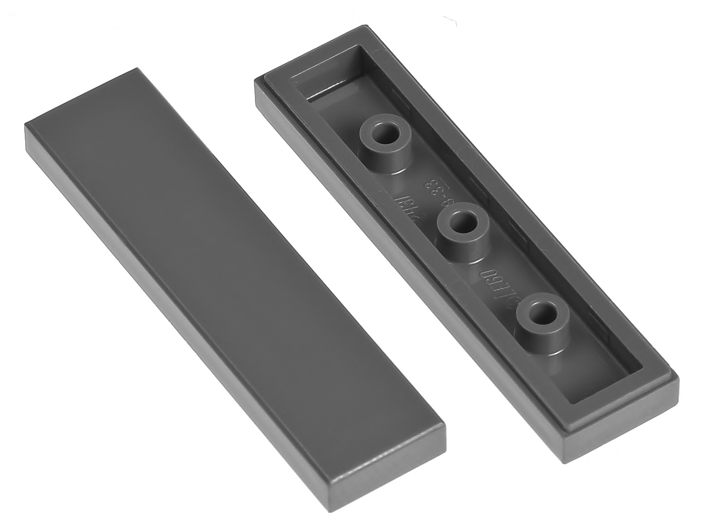 

Lego Płytka gładka 1x4 2431 szara ciemna 2 szt.