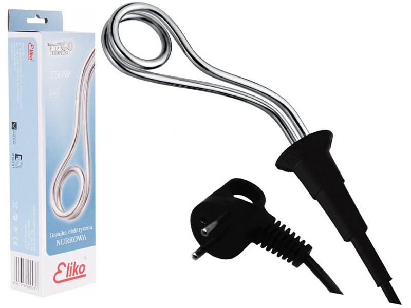 Grzałka Nurkowa Elektryczna 230V 750W Eliko