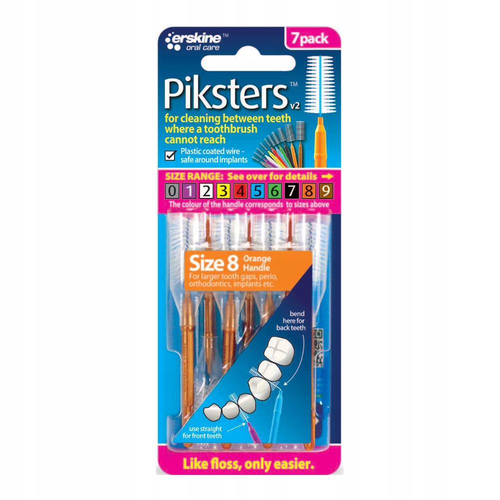 

Piksters Regular szcz. międzyzębowe 7szt Size8