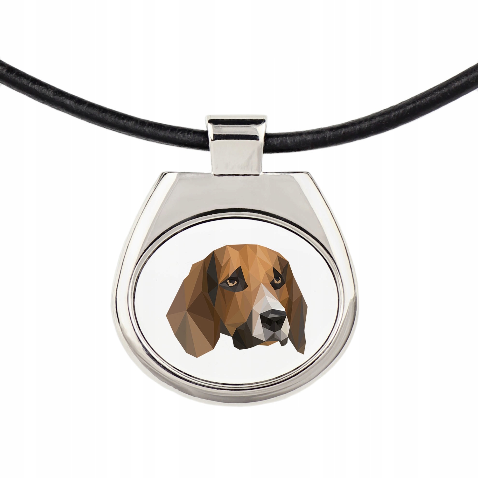 

Beagle Naszyjnik Zawieszka Pies geometryczny