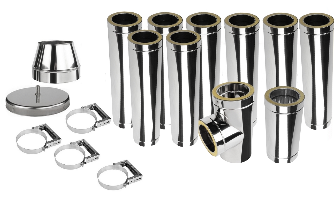 

Komin izolowany Kwas dwuścienny 9m Fi 180/250