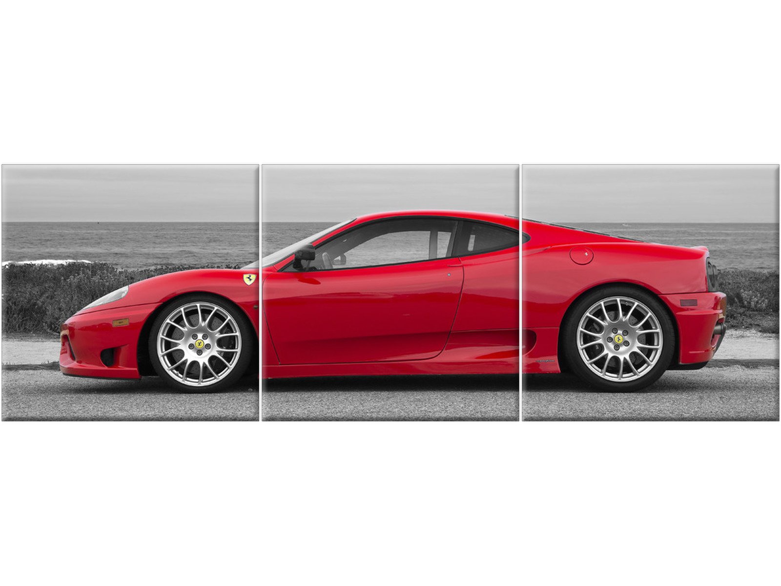 

Ferrari Czerwone Auto 150x50 Samochód Wóz Obraz