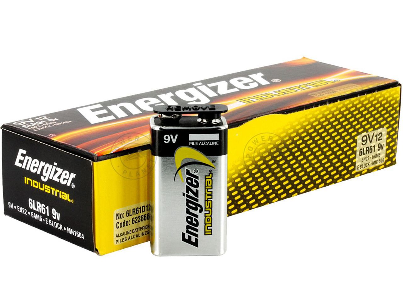 

12 x Bateria Energizer Industrial 6LR61 9V