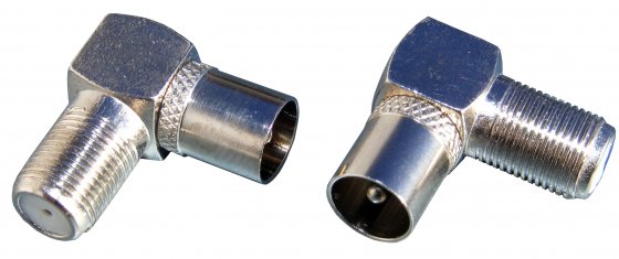 

Adapter przejście wtyk Tv gniazdo F kątowe(1383)