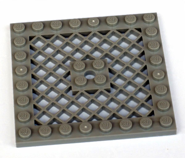

Lego Płytka krata siatka 8x8 4151b ciemnoszara