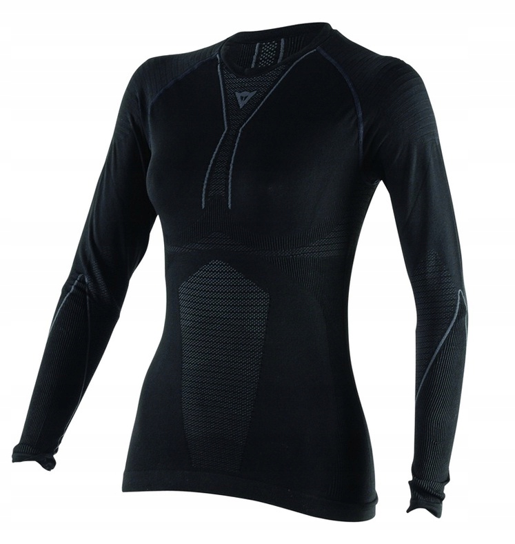 Koszulka Dainese D-Core Dry Tee Ls Lady L Black/anthracite L