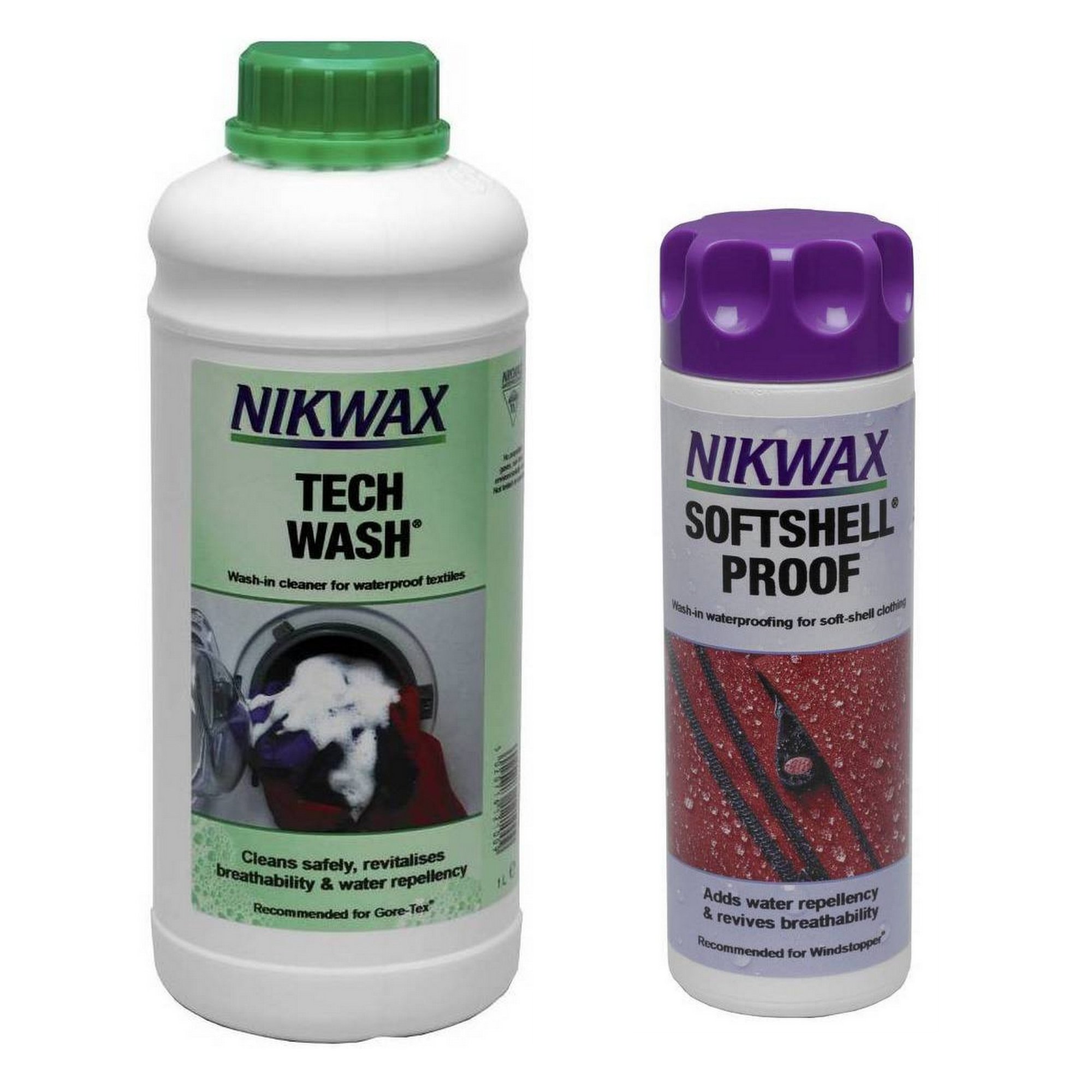 

Zestaw Nikwax Tech Wash 1000 ml + Softshell 300 ml