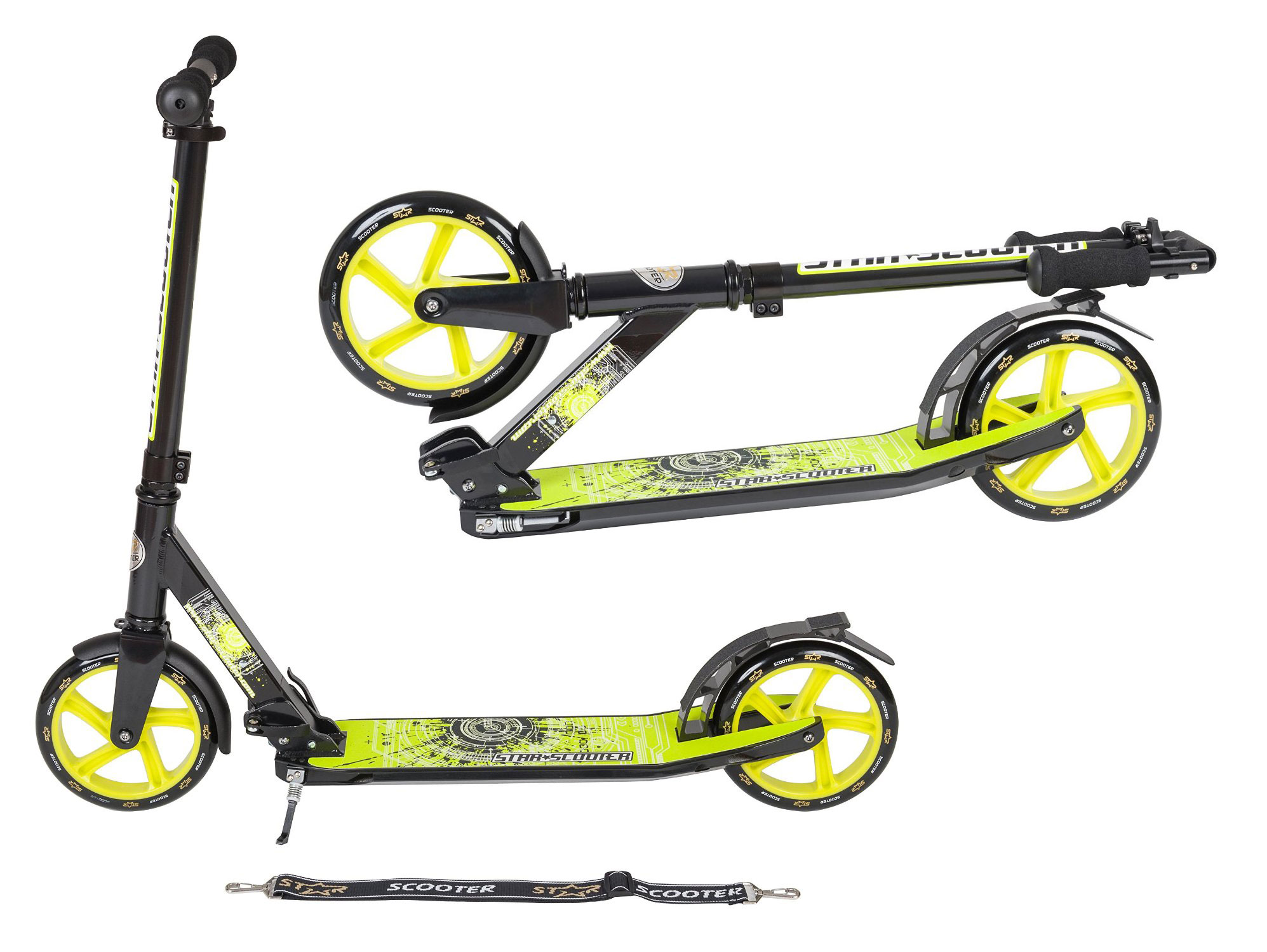 SKÚTRE BikeStar Luxus 205mm100kg NEMČINA XL