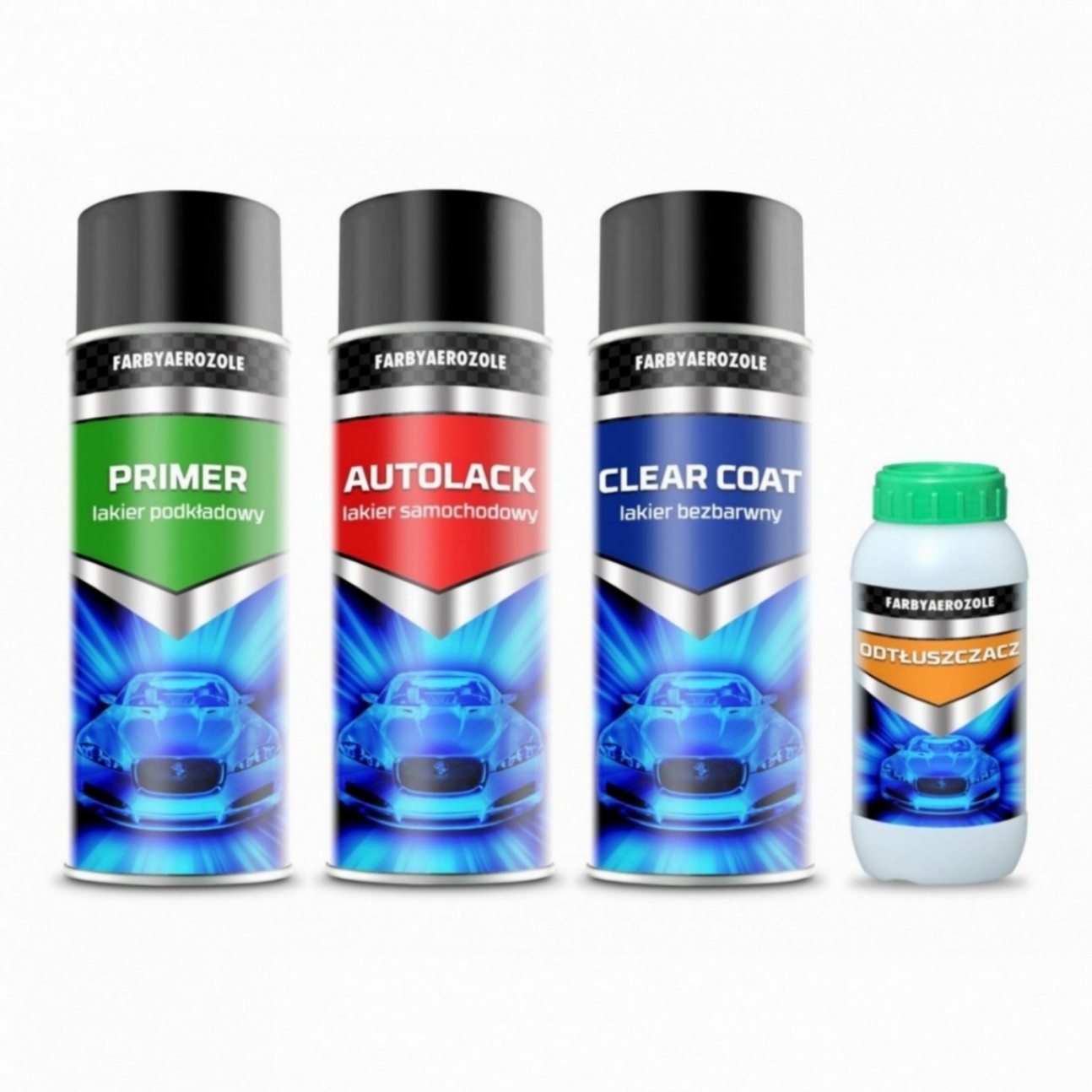 

Duży Zestaw Podkład-baza-klar 3xSPRAY Peugeot Ewp