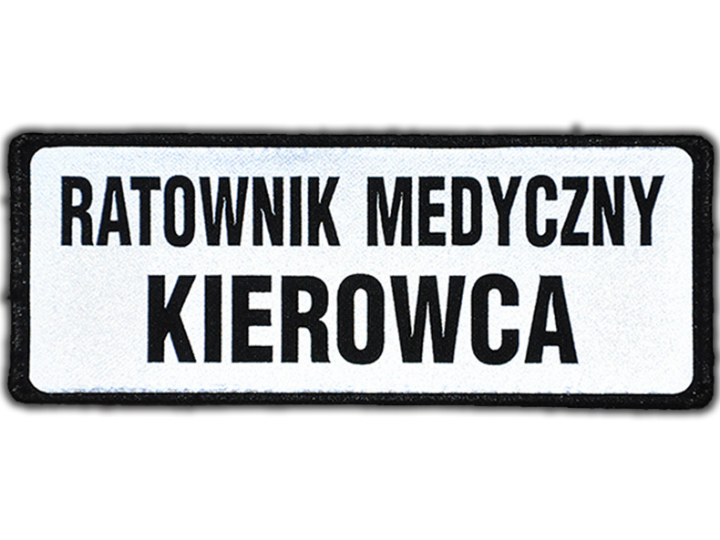

Emblemat Ratownik Medyczny Kierowca odblaskowy