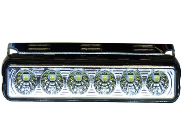 

Lampa Led dzienne 6 Smd Drl 12/24 V Herm jakość