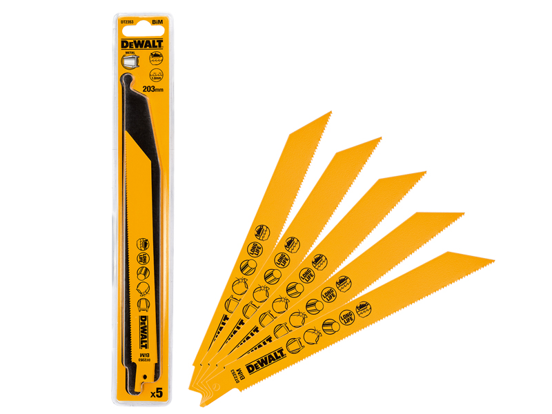 

DeWalt DT2353 brzeszczoty piły szablastej 203 5szM