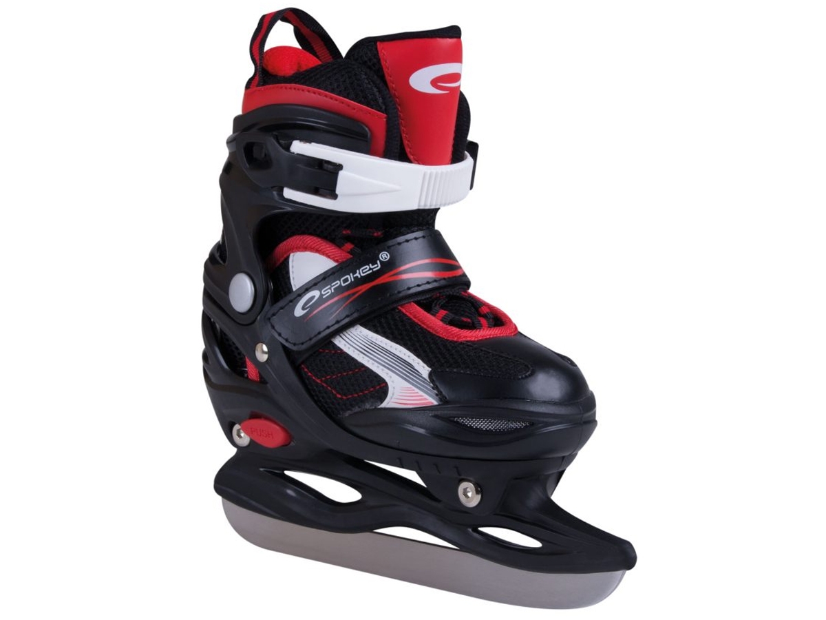 Łyżworolki regulowane z wymienną płozą Rocker czarne rozmiar 30-33 Model Rocker