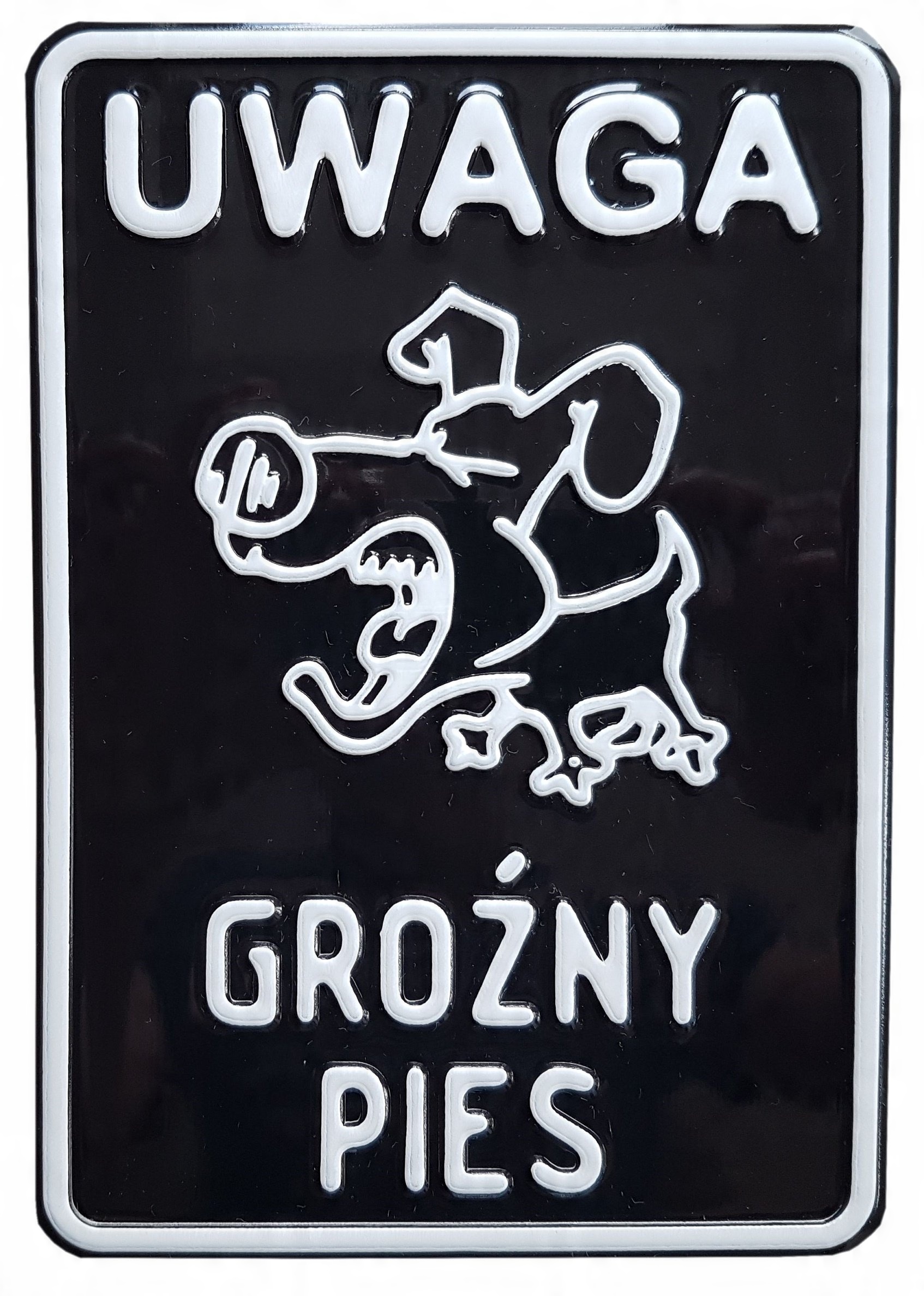 

Tablica Ostrzegawcza Groźny Pies Alu. (pikuś)