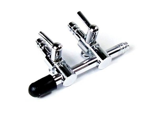 

Zaworek Zawór Metalowy Z Regulacją 2 Wyjścia 4mm