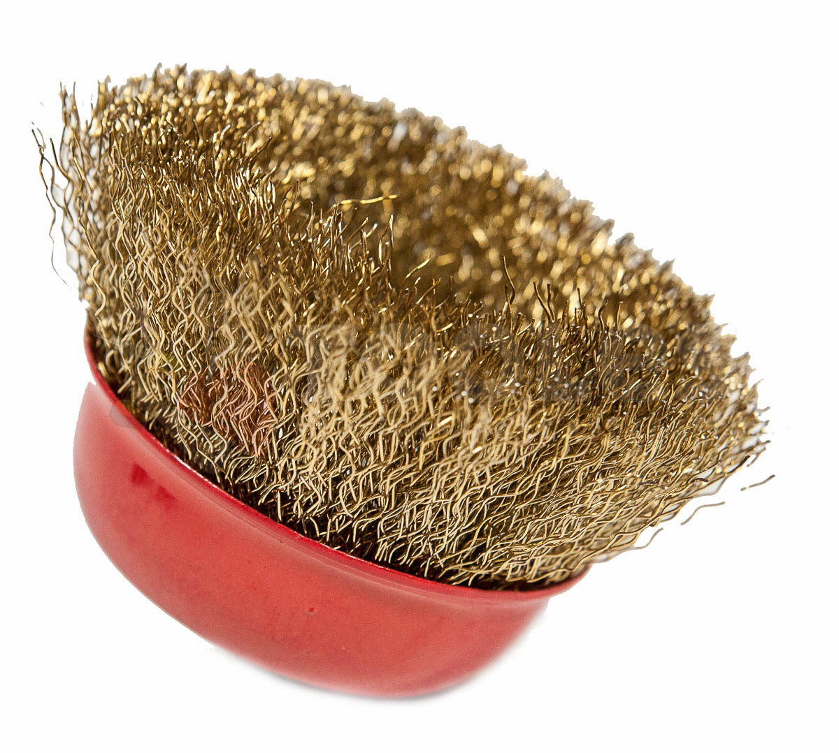 SZCZOTKA DRUCIANA DOCZOŁOWA DRUT MOSIĄDZ M14 75mm