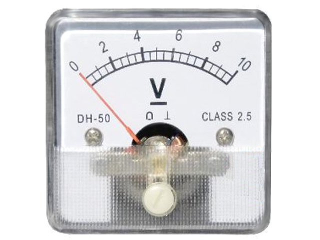 

Voltomierz Woltomierz analogowy kwadratowy DC 10V