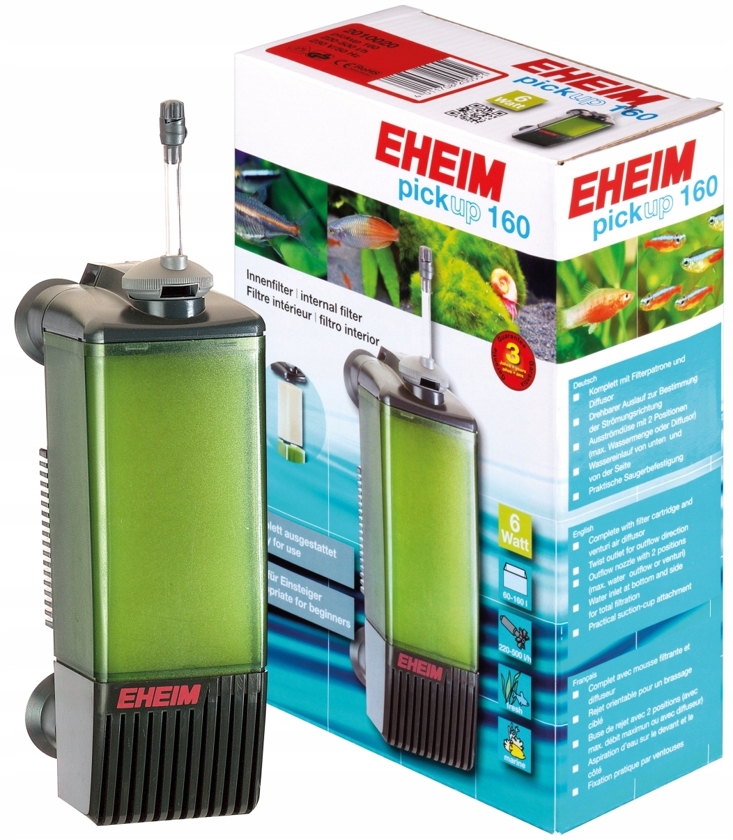

Eheim Pick Up 160 2010 Filtr Wewnętrzny Do 160L