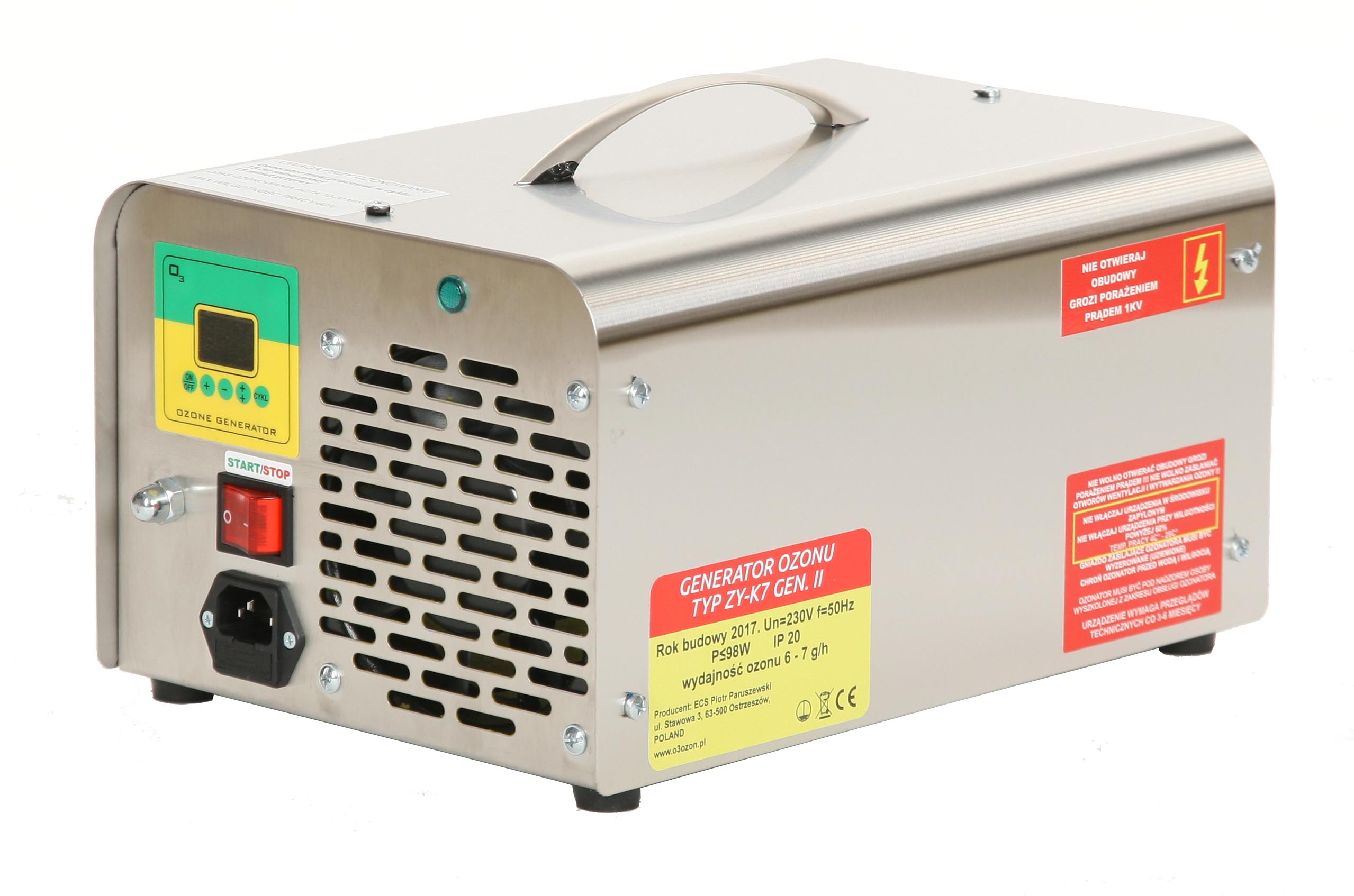 POLSKI OZONATOR DO KLIMATYZACJI GENERATOR OZONU 7