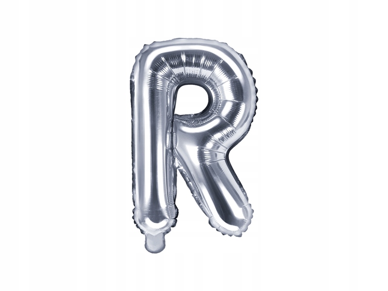 

Balon foliowy R srebrny 35cm 1szt FB2M-R-018