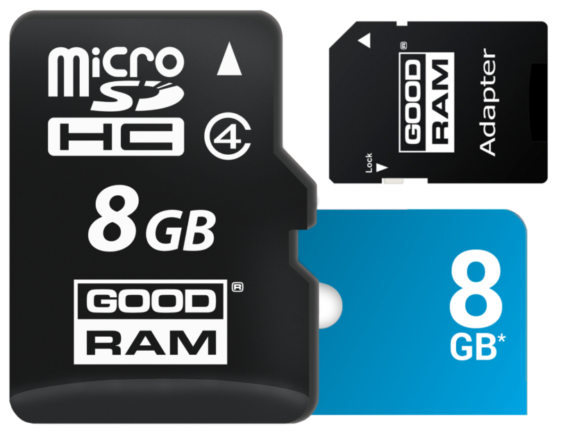 

Karta Goodram Micro Sd 8GB Pamięci Adapter Sd
