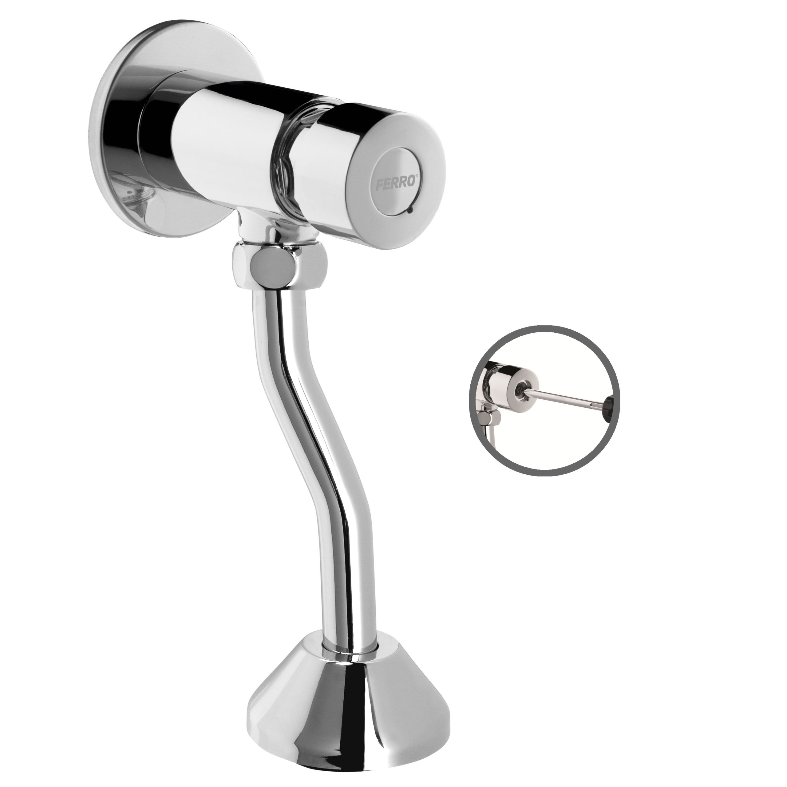 Časový Pisoár/ventil s reguláciou Z211 Ferro nadomietkový pre pisoár