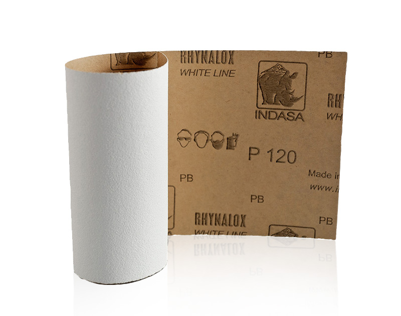 INDASA Papier ścierny 115mm RHYNODRY P240 / 5 szt.