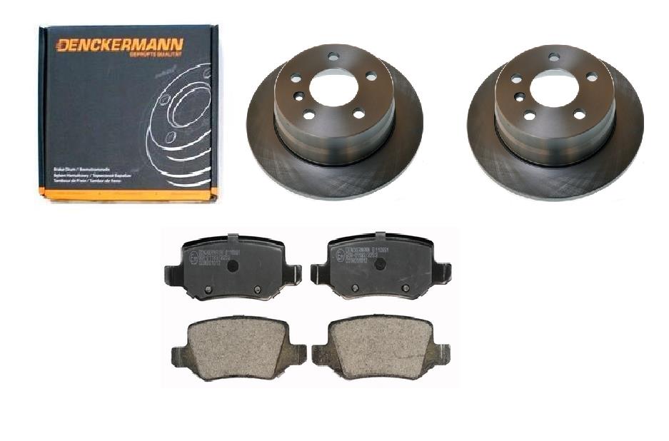 Kotouče Mercedes A Klasa W169 Zadní 258 mm Sada.