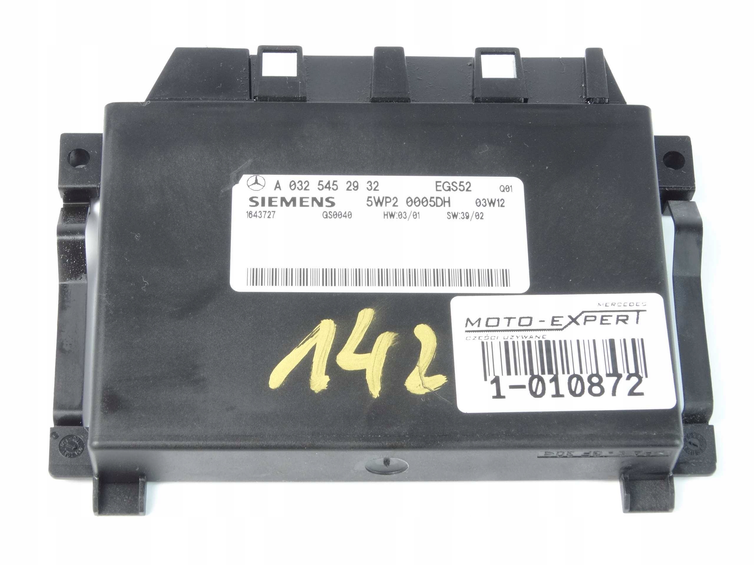 A0325452932 - Mercedes W215 W220 модуль коробки передач 0325452932