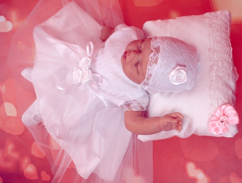 UBRANKO Do Chrztu 4cz KOMPLET ANDZIA KORONKA 74/80 Kolor biały