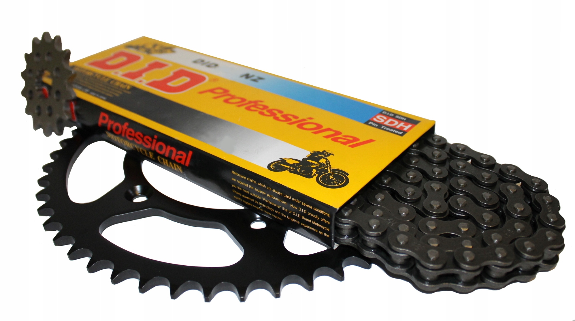 Sada pohonů Suzuki VL 125 Intruder Ozubení řetěz Japan DiD