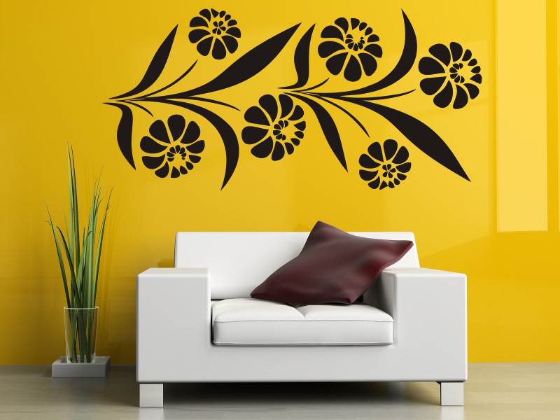 

Naklejki Na Ścianę Ścienne Ornamenty Kwiatki 200cm