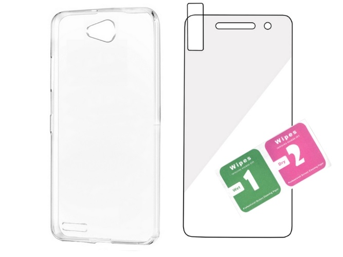 

Etui obudowa Jelly +szkło Lg X Power 2 transparent