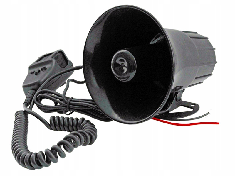 

Syrena Megafon Straż Tir Megafon Mikrofon 3 Tonowa