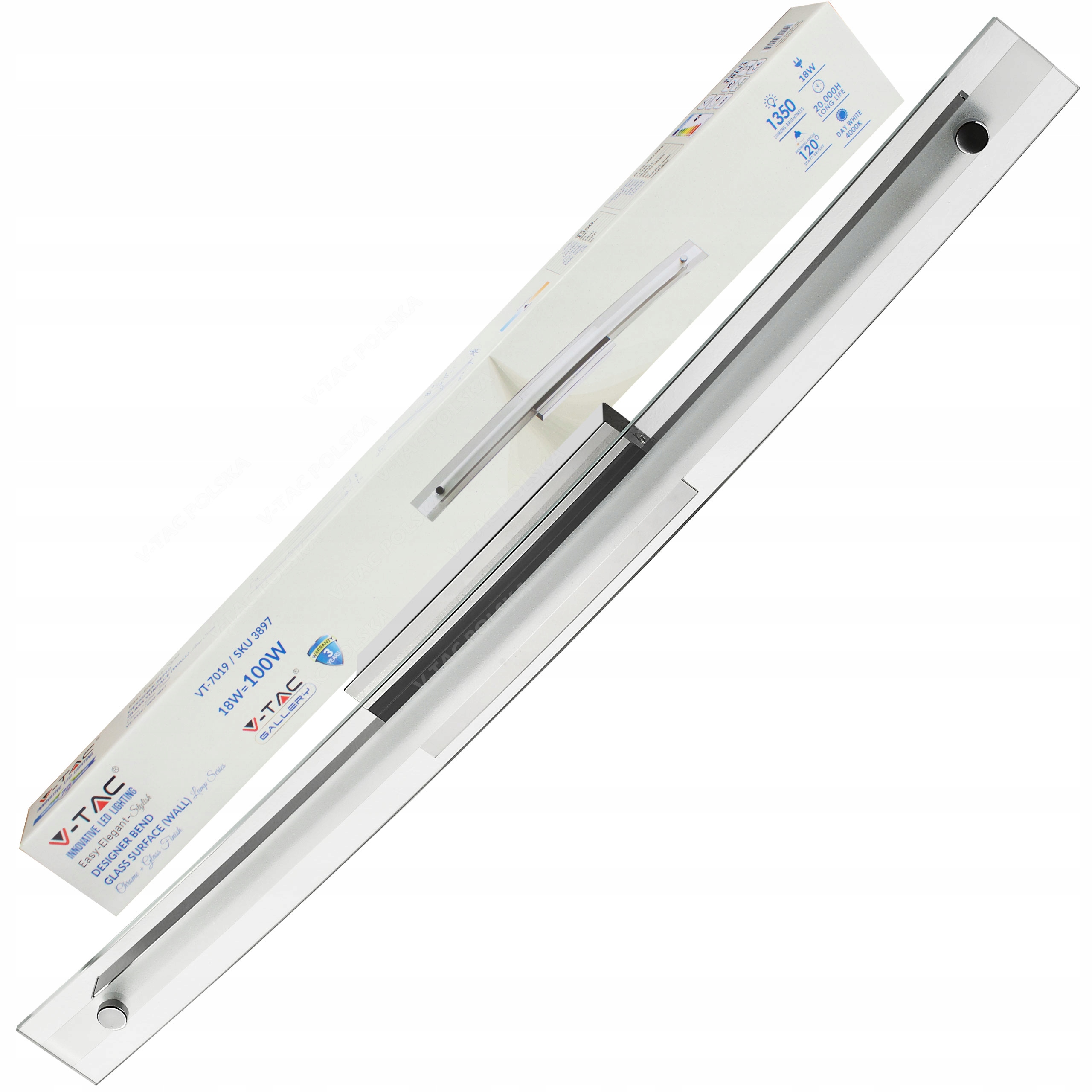 

Lampa sufitowa Led Kinkiet nad lustro Plafon 18W