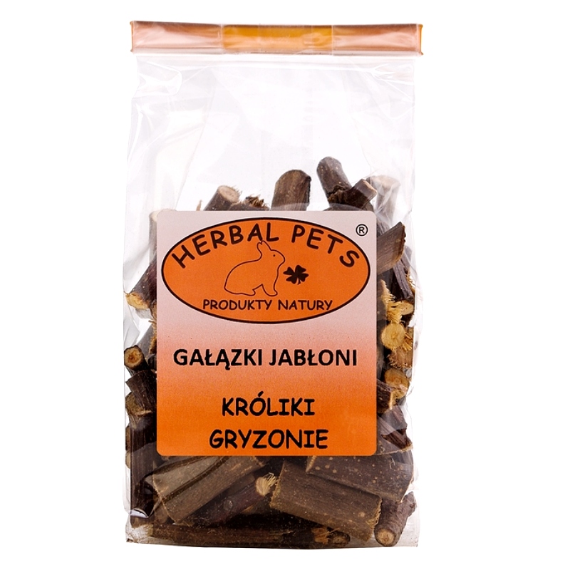 Herbal Pets GAŁĄZKI JABŁONI dla gryzoni 100g / A35