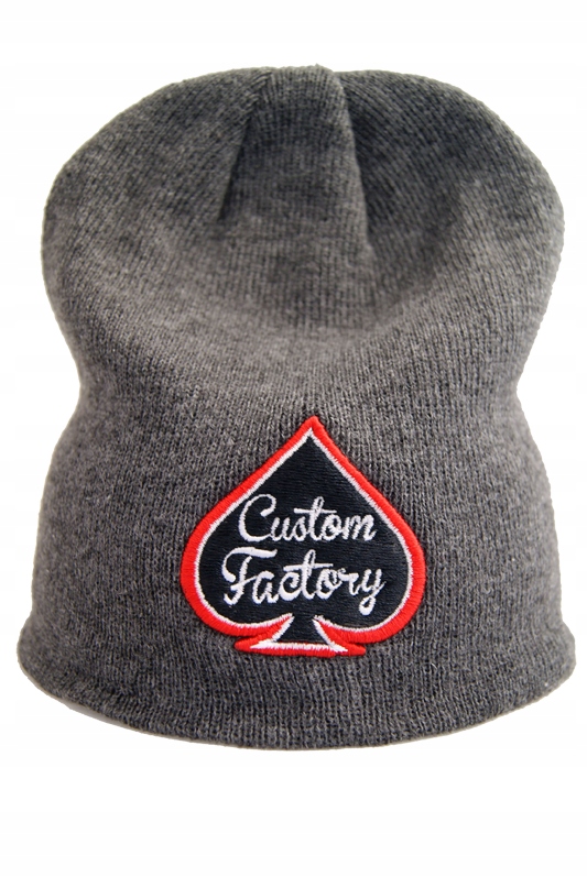 

Custom Factory - Czapka Zimowa Beanie Logo Grey