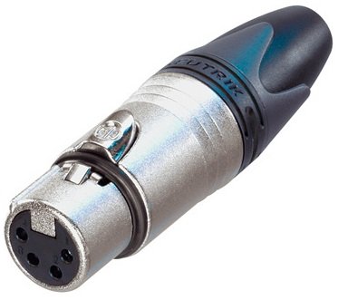 

Neutrik NC4FXX Xlr Wtyk mikrofonowy żeński 4pin