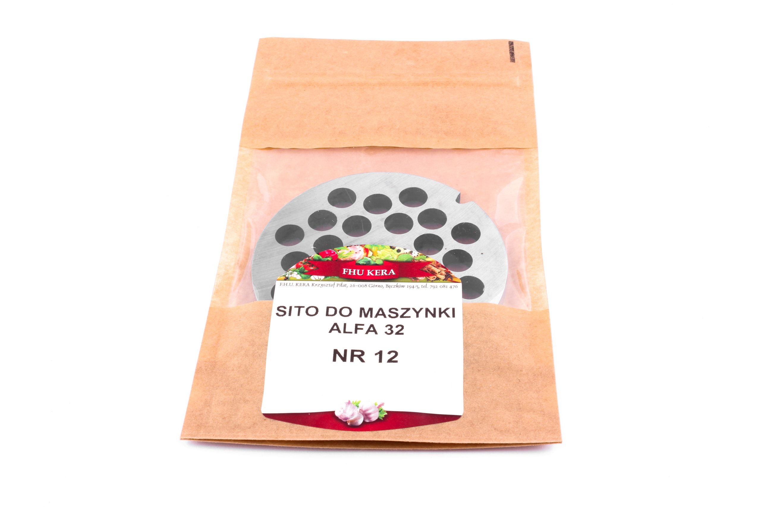 

Sitko Sito oczko 12mm Maszynki mięsa Alfa 32 Kera