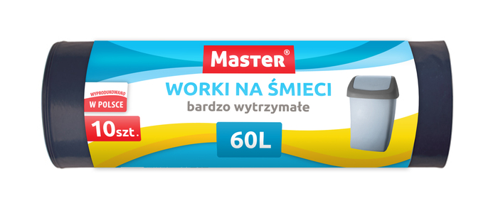 

Worki na odpad śmieci bardzo wytrzymałe 60l