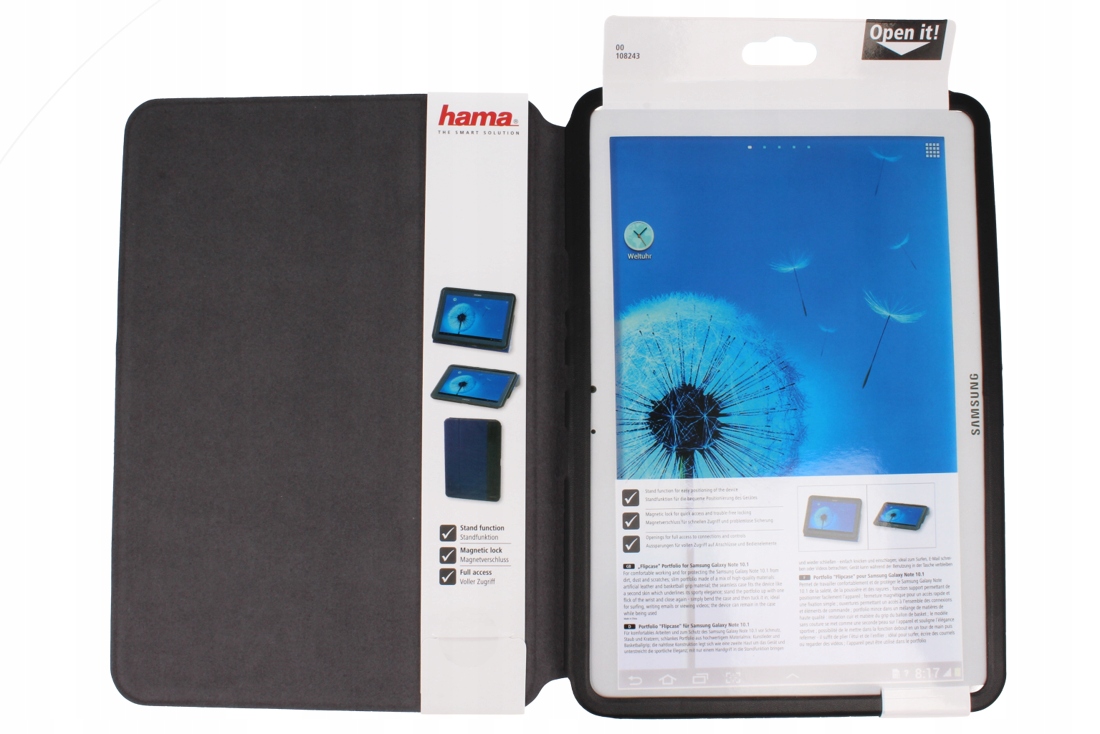 Etui Hama Portfolio do SAMSUNG N8000 NOTE 10,1 Dedykowany model Samsung N8000 NOTE