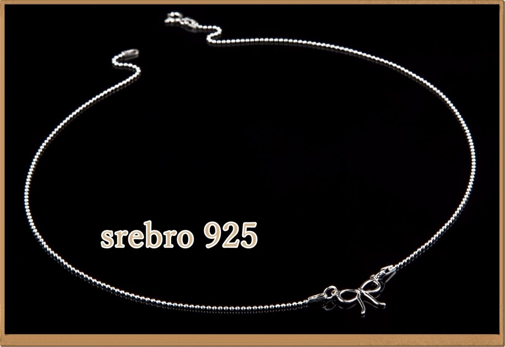 

Naszyjnik Kokardka srebro 925 hit celebrytek